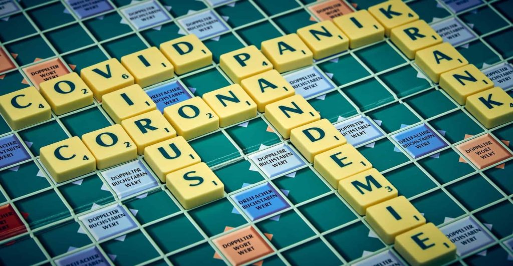 Corona virus Scrabble | Sharif Scholar awards